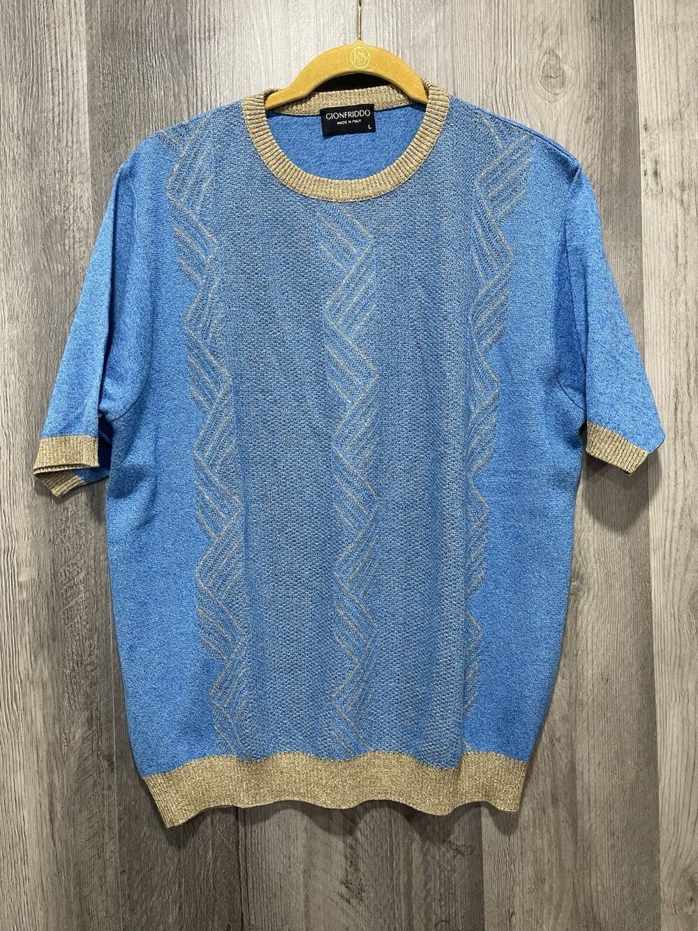 Gionfriddo Men’s Crew Neck Sweater. Size L